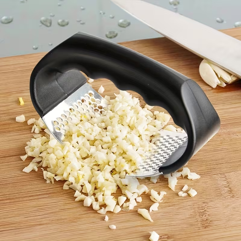 Kitchen Gadgets Garlic - Garlic Crusher, Garlic Press Rocker, Stainless