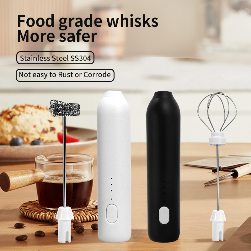 Kitchen Gadgets Design - 2 In 1 Electric Coffee Frother