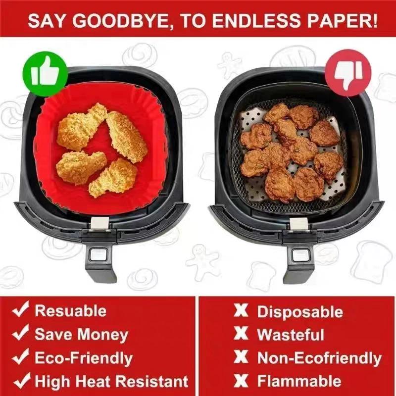 BPA Free Silicone Air Fryer Li - Air Fryer Accessories recension och pris