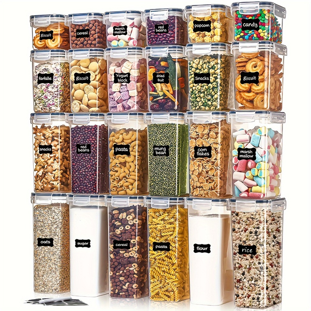 24Pcs Food Storage Containers  - Kitchen Gadgets Design recension och pris