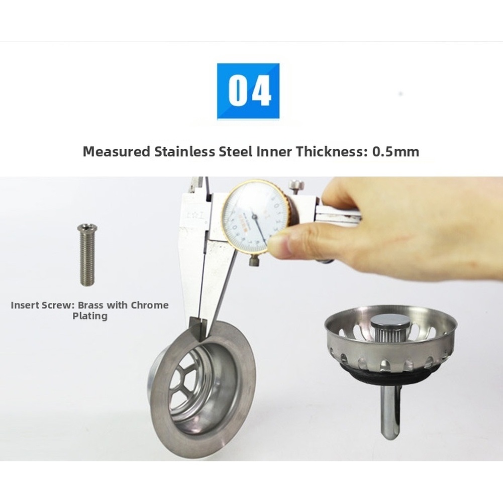 85mm Stainless Steel Kitchen S - Stainless Steel Strainer recension och pris