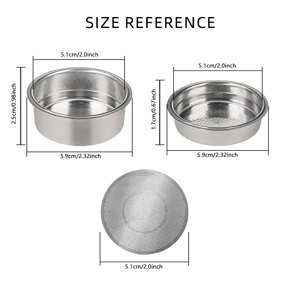 Pressured Double Layer 51mm St - Stainless Steel Strainer recension och pris