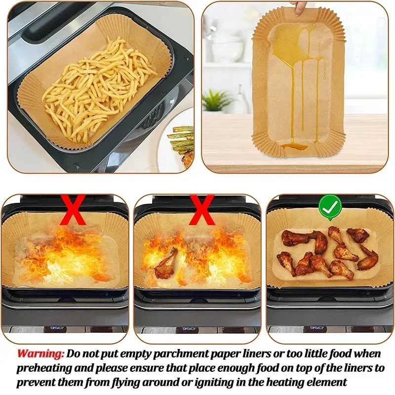 Disposable Air Fryer Paper Non - Air Fryer Accessories recension och pris