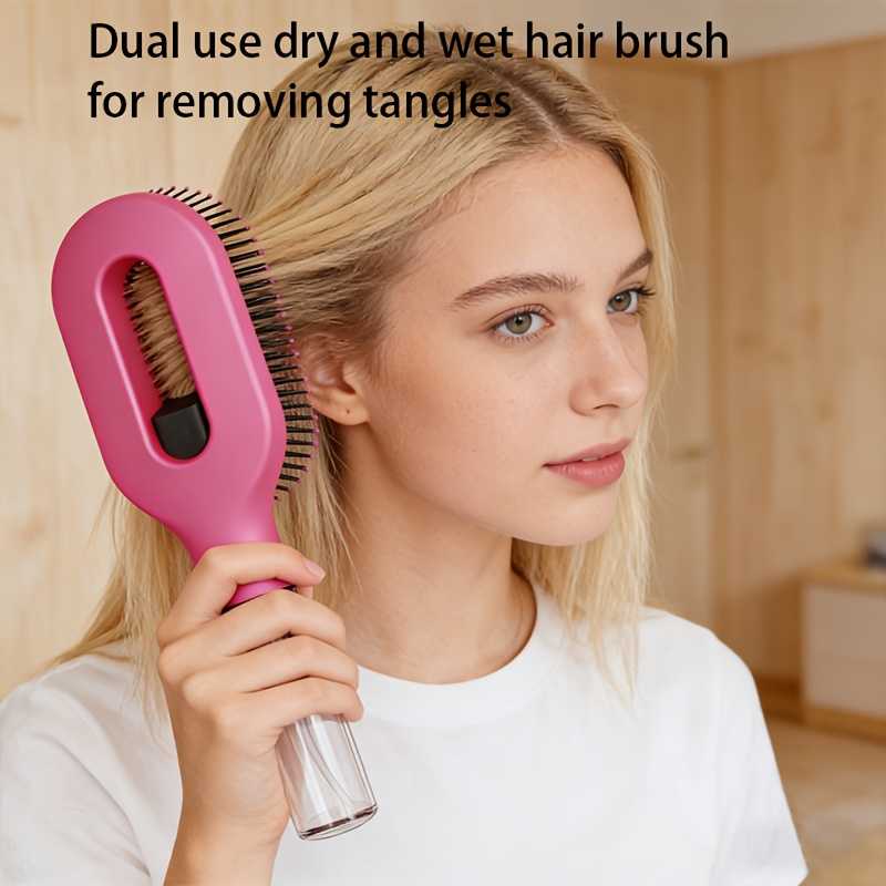 New 2 in 1 Spray Hair Brush Wa - Oil Mister Spray Bottle recension och pris