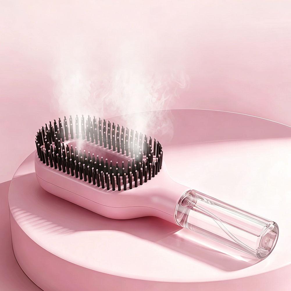 2 in 1 Spray Hair Brush Detang - Oil Mister Spray Bottle recension och pris