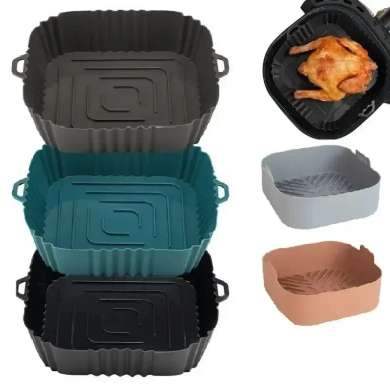 1PC Silicone Air Fryer Basket, - Air Fryer Accessories recension och pris