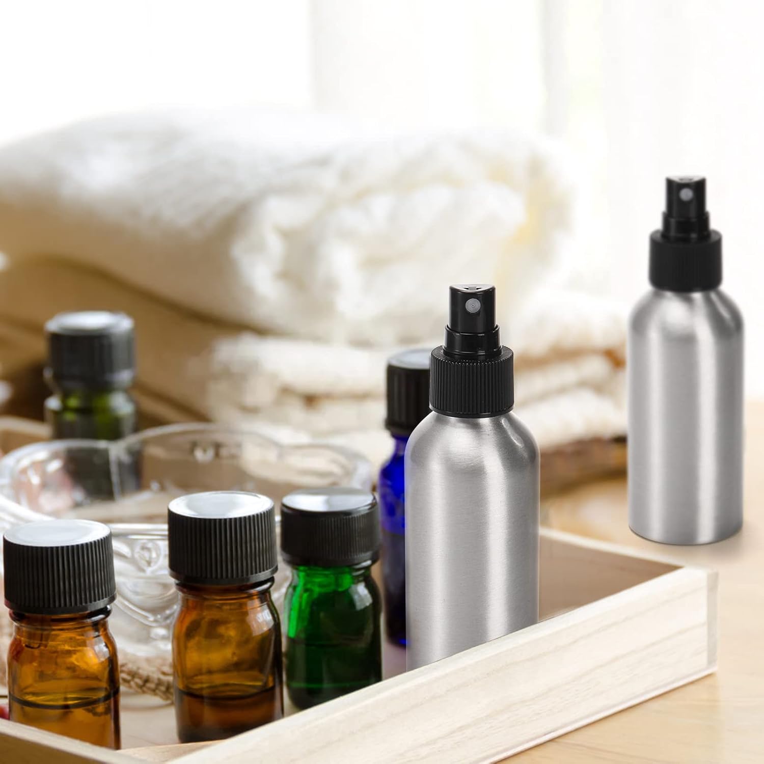 1Pack 30/120ml Aluminum Empty  - Oil Mister Spray Bottle recension och pris