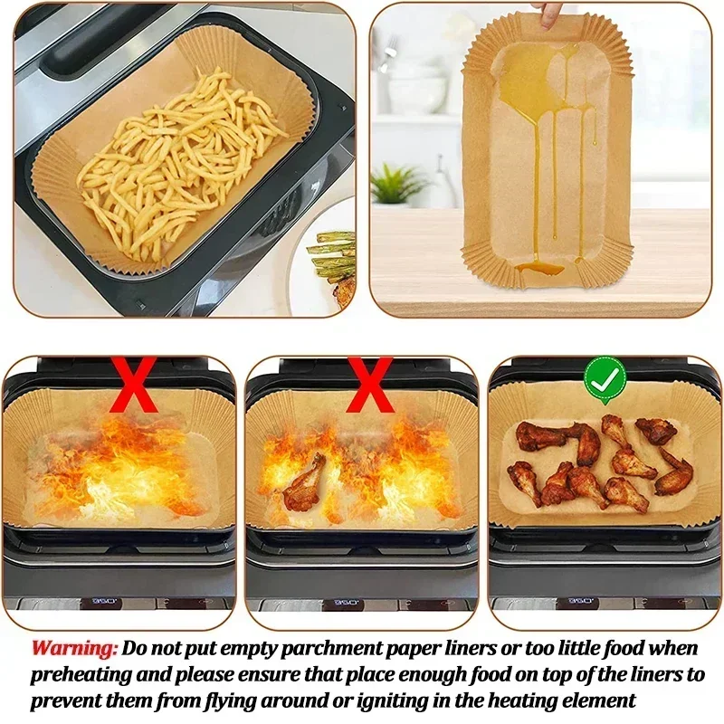 Disposable Air Fryer Paper Non - Air Fryer Accessories recension och pris