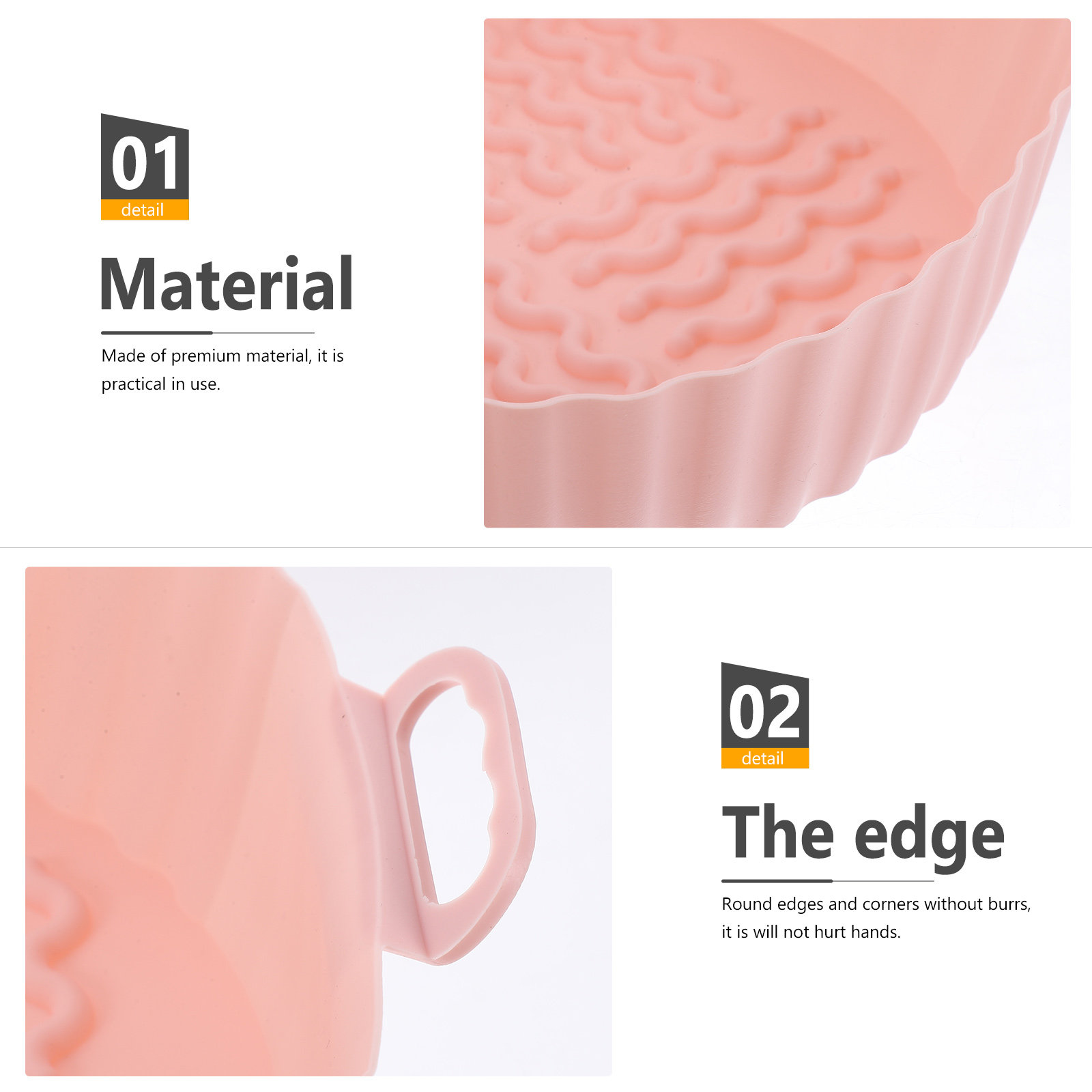 2Pcs Silicone Baking Mat for A - Air Fryer Accessories recension och pris