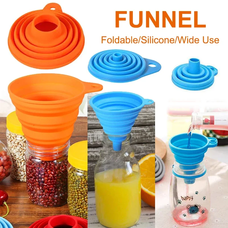 1/4PCS Silicone Collapsible Fu - Kitchen Gadgets Design recension och pris