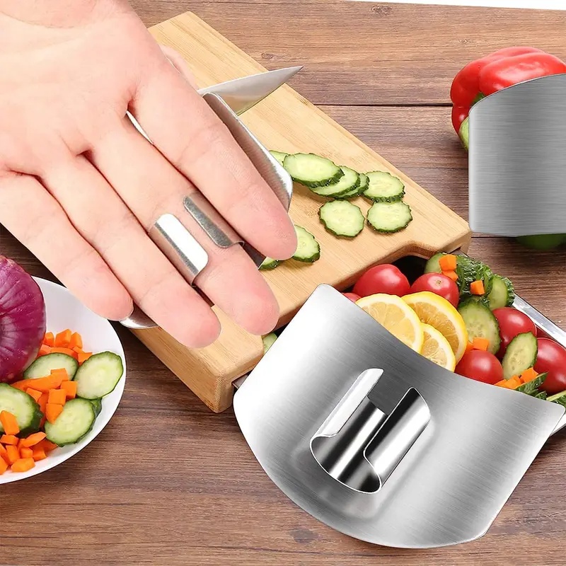 1-6Pcs Stainless Steel Finger  - Kitchen Gadgets Cutting Tools recension och pris