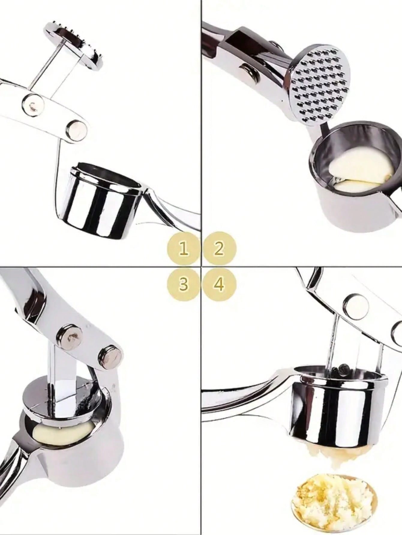 Kitchen Garlic Press Crusher M - Kitchen Gadgets Garlic recension och pris