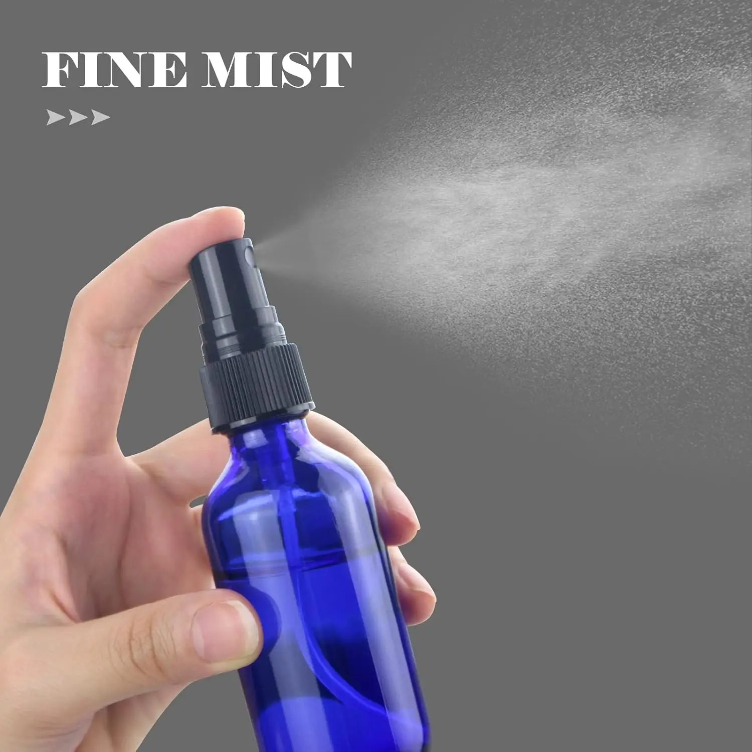 1 Piece 5ml /100ml Blue Glass  - Oil Mister Spray Bottle recension och pris