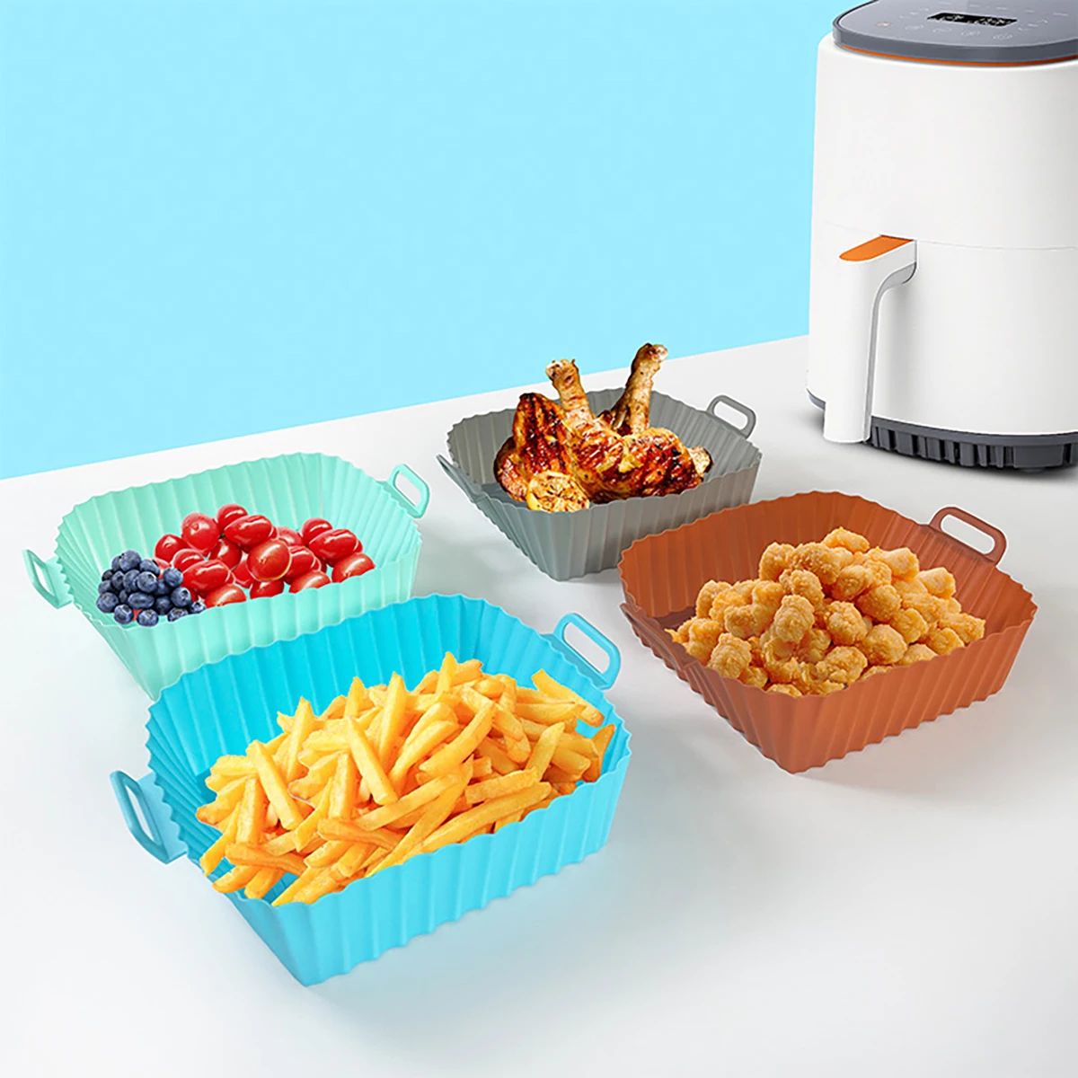 Silicone Fryer Mold Air Fryer  - Air Fryer Accessories recension och pris